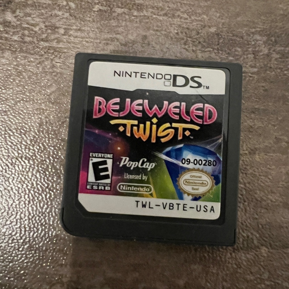Nintendo DS Bejeweled Twist Game Cartridge - Black